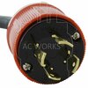 Ac Works 1.5ft 3-Phase 30A 250V L15-30P 4-Prong Plug to L15-20R Locking 3-Phase 20A 250V Connector L1530L1520-018